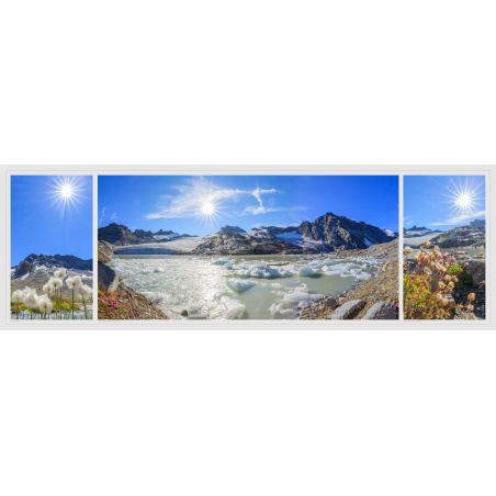 Lac et glacier du Grand Mean