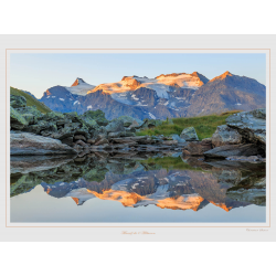 Reflet du massif de l'Albaron