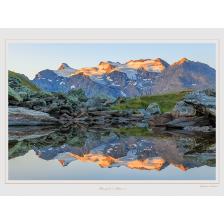 Reflet du massif de l'Albaron
