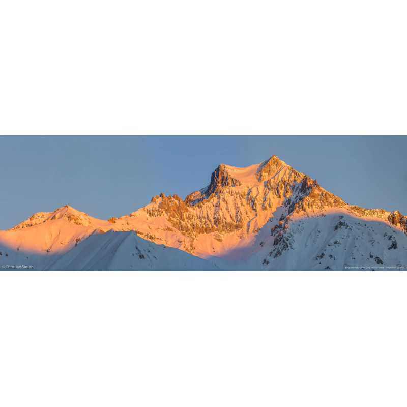 Face sud de la Dent Parrachée (La Chaise du Pape)