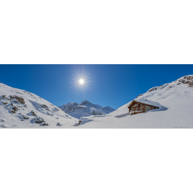 Chalet de la Duis et massif de l'Albaron