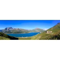 Le lac du Mont-Cenis depuis le fort de Ronce.