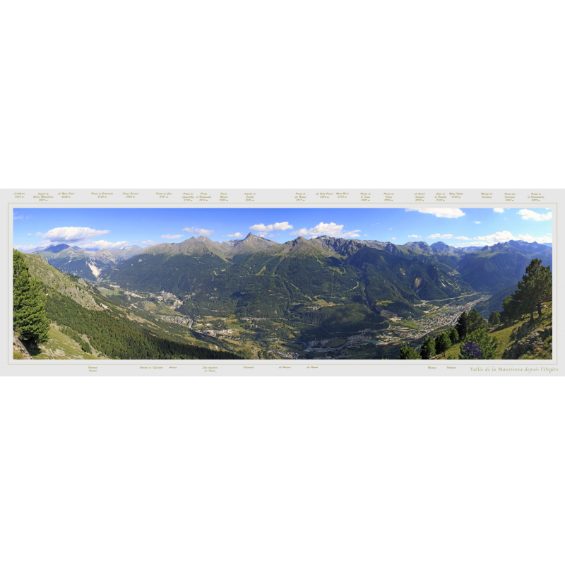 La vallée de la Maurienne de Modane à Bramans
