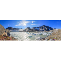 Lac et glacier du Grand Méan