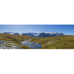 Le massif de l'Albaron vu du Plan des Eaux